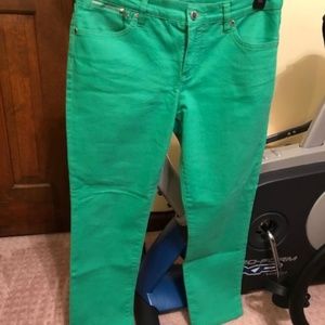 Ralph Lauren Womens LRL Jeans Spring Green Size 10